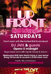 Up Front
RnB Lounge
Saturday

DJs spinning the greatest RnB & Old Skool

Events, info, prices & pics:
myspace.com/upfrontsat

part of The Loft Saturday