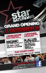 Star Saturdays poster