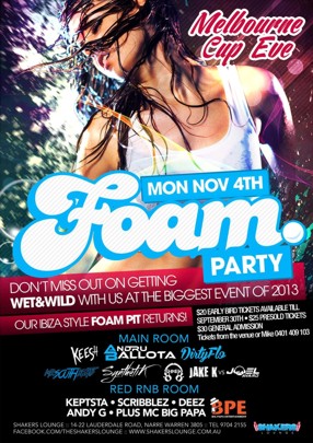 

Cup Eve Foam Party