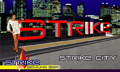 

Strike

Strike City

Strike
Bowling Bar
