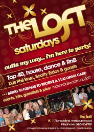 The Loft flyer